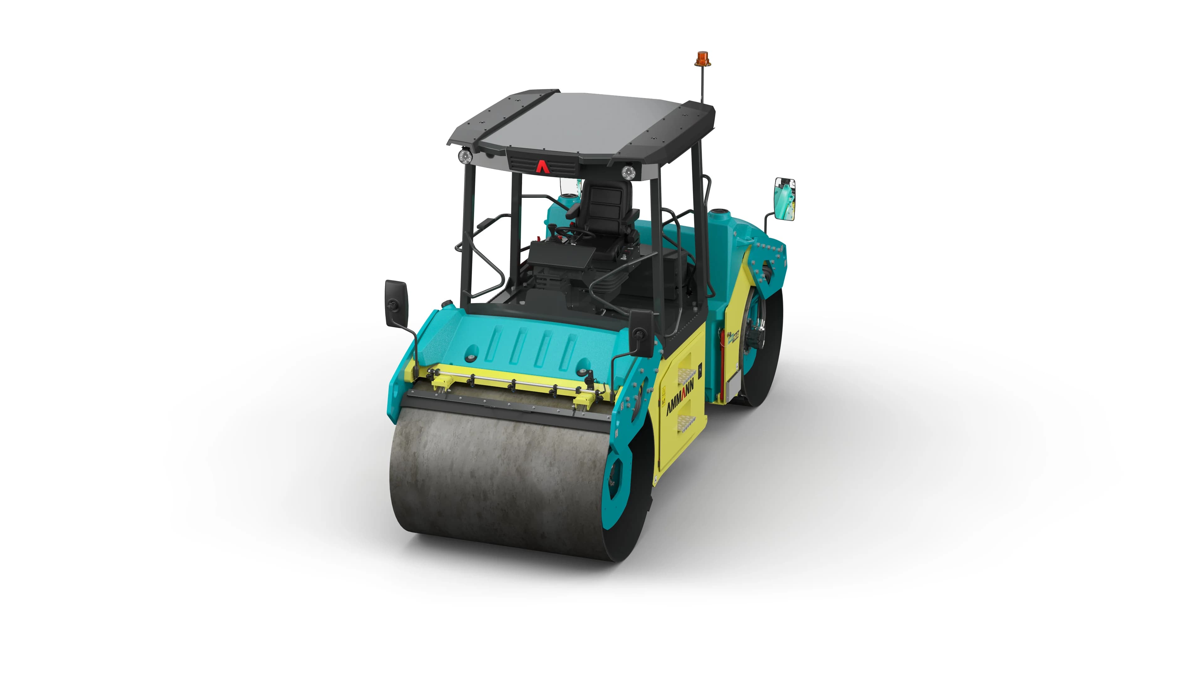 Ammann ARX 110.2-2 articulated tandem roller with ROPS/FOPS platform